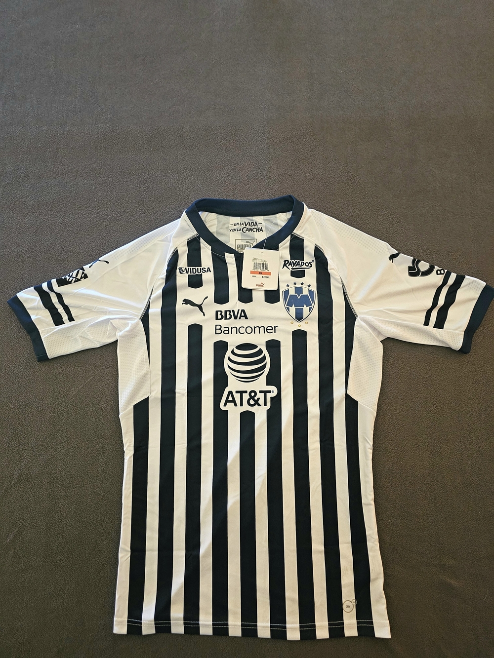 Puma Monterrey Rayados Jersey Adult XS NWT 2018/19 Liga MX Soccer 703862-01